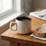 Speckled Ceramic Coffee Cup Set (Carton of 6 Same Color Cups)