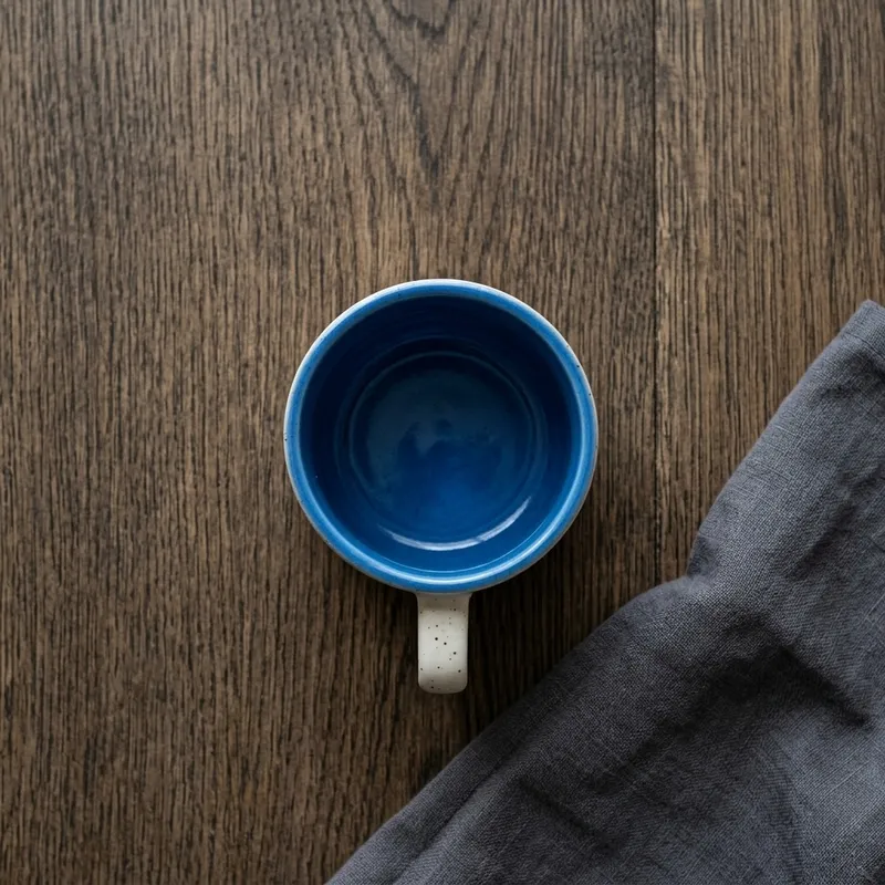 Speckled Ceramic Coffee Cup Set (Carton of 6 Same Color Cups)