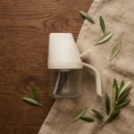 Glass Oil Dispenser Bottle with Press & Hold Pourer - 180ml